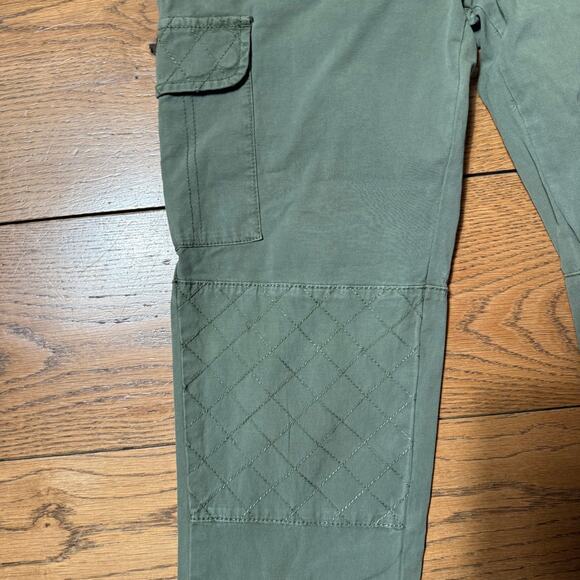 Juicy Couture Y2K Green Cargo Pants Women’s SZ 4 Utility Pockets 2000s Quilted - Picture 4 of 13